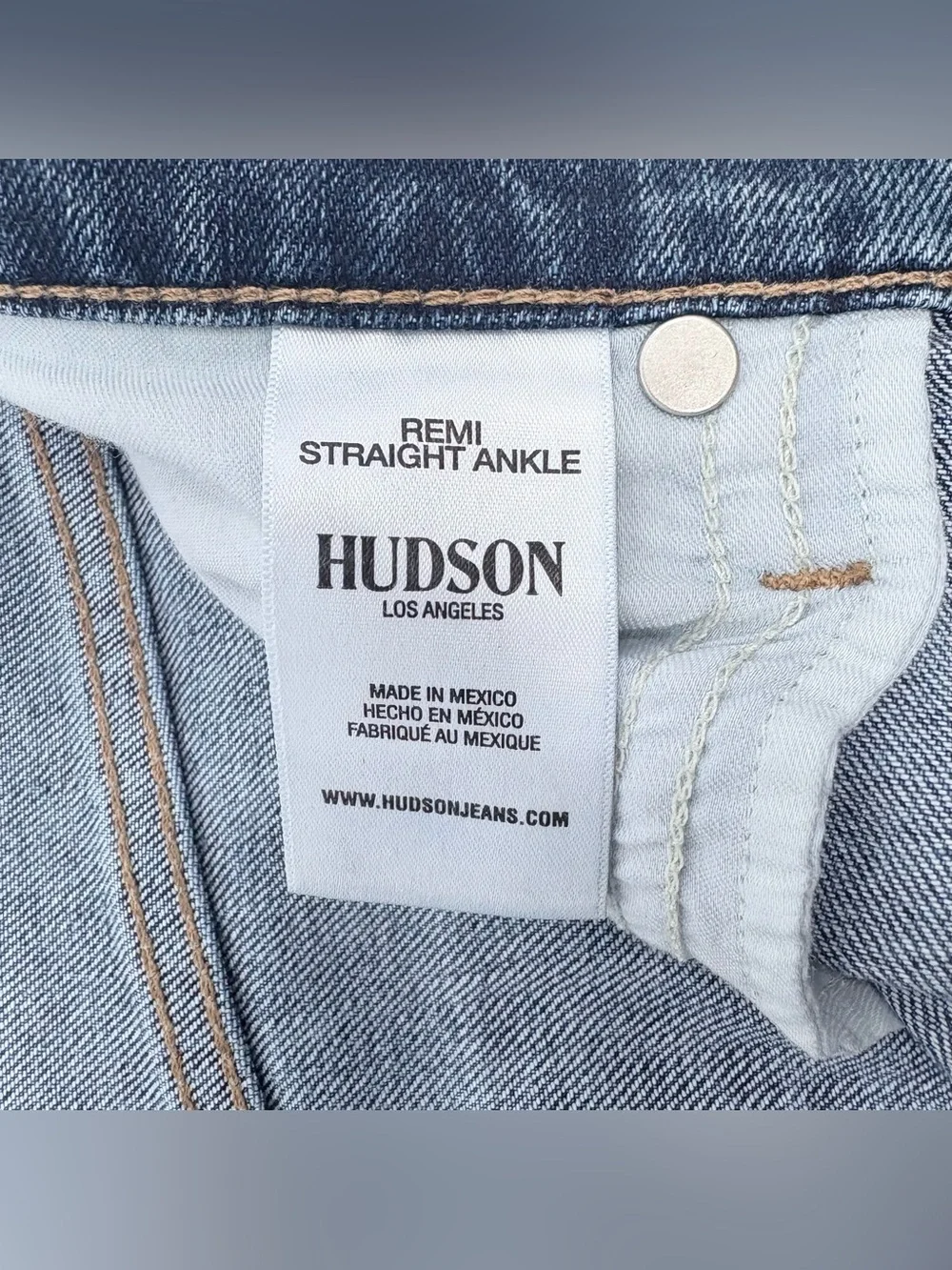 Hudson Jeans Remi High-Rise Straight Ankle Jeans